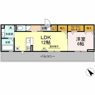 プリムローズ【302号室】の間取り