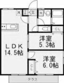 レガーロ【1階】の間取り