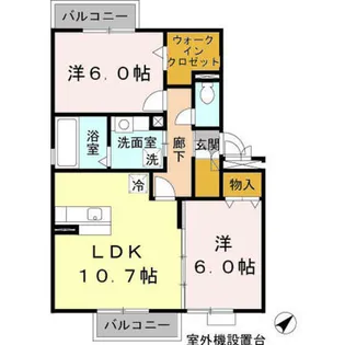 コーダ・コリーナ Ⅱ【3階】の間取り