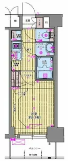 プレサンス福島ミッドエル【2階】の間取り