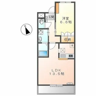 サンヒルズ【101号室】の間取り