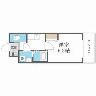 ウインズコート城北パーク【3階】の間取り