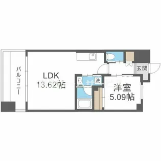 プレジオ帝塚山【7階】の間取り