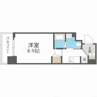 ファーストフィオーレ京橋イースト【4階】の間取り