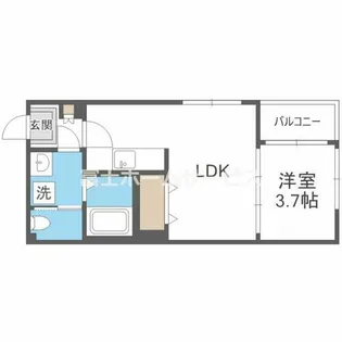 ロイヤルレジデンス鶴橋【1階】の間取り