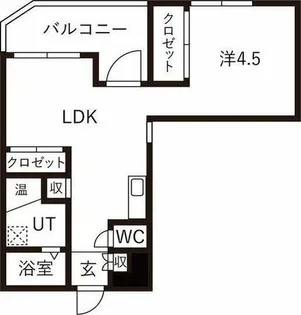 松栄市岡ハイツ【5階】の間取り