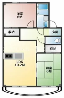 シルクヴェールフジA【2階】の間取り