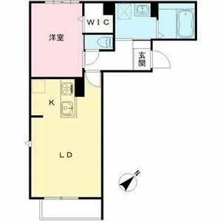 愛知県名古屋市名東区よもぎ台3丁目【アパート】の間取り