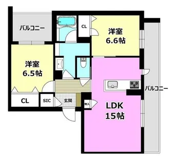 シャーメゾン アンテナーティ 水尾【3階】の間取り