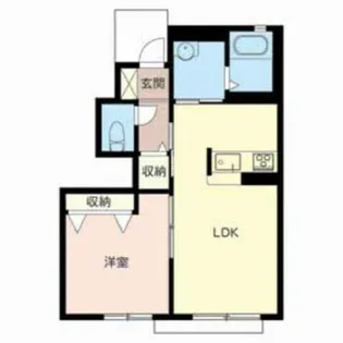 コモド恵美酒【1階】の間取り