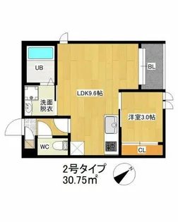 レガリスト戸畑【1階】の間取り
