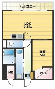 パークモダン新大阪【3階】の間取り