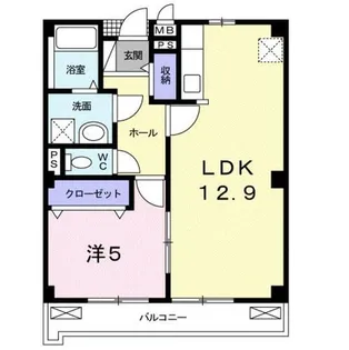 ヒルサイド スクエア【2階】の間取り