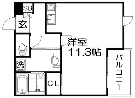 ルチルII【3階】の間取り