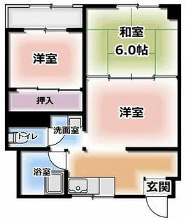 GMビル第三【6階】の間取り