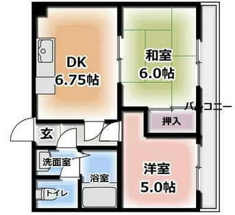 ケイプラザ金田【5階】の間取り