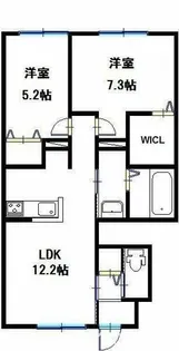 ジュセイビレッジ【1階】の間取り