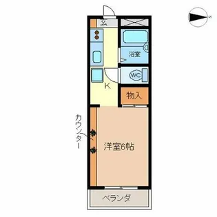 グリンハイツ【1階】の間取り