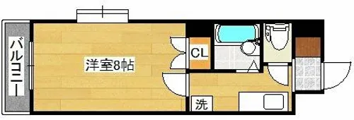 リファレンス嵐山口【3階】の間取り