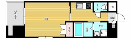 リファレンス小倉駅前【10階】の間取り