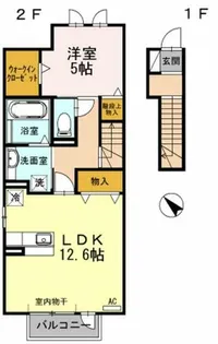 ファミールTetto【2階】の間取り
