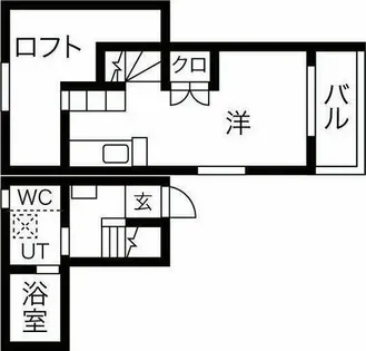 1Rの間取り画像