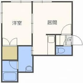 GATE33【103号室】の間取り