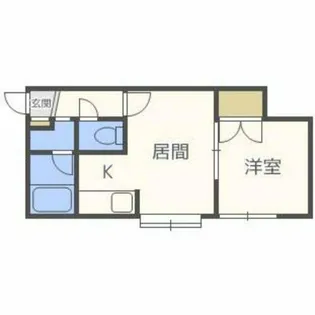 サンフラットY【1階】の間取り