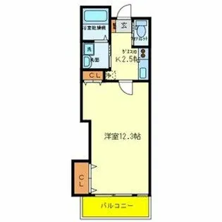 ブラン・ヴェール【2階】の間取り