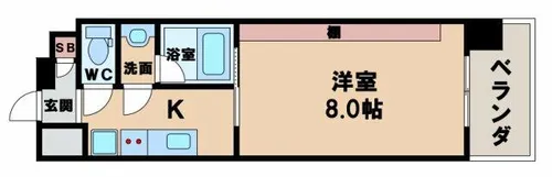 La Douceur天王寺(ラドゥセールテンノウジ)【10階】の間取り