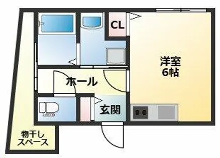 リビングライフ長瀬【1階】の間取り