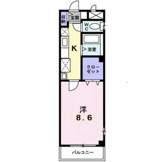 トムズガーデン【2階】の間取り