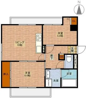 ロイヤルホーク【4階】の間取り