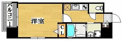 エンクレスト吉塚駅前【6階】の間取り