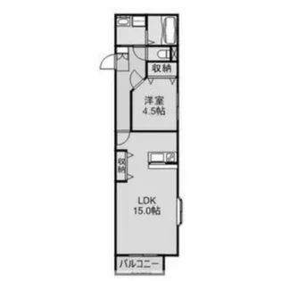 ルーセント【B1号室】の間取り