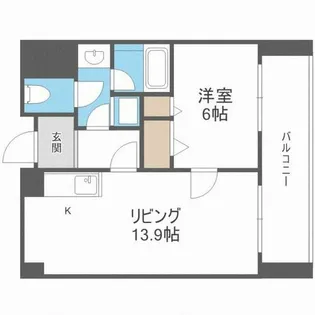 エクセル靭【2階】の間取り