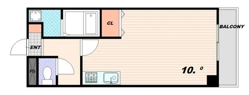 マリンパレス須磨【3階】の間取り