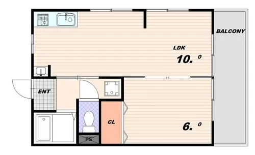 グレイスハイツ大田町【2階】の間取り