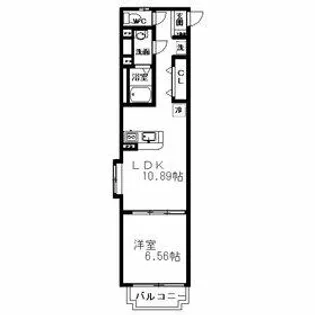 poggio al sole due【301号室】の間取り