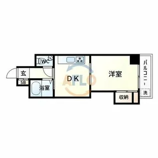 第2東三国グランドハイツ北【4階】の間取り