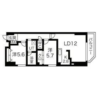 LINEAR STYLE【4階】の間取り