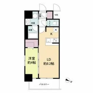 Metrosa京町堀【9階】の間取り