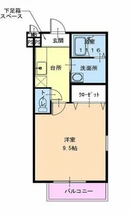 フジパレス今川EAST【1階】の間取り