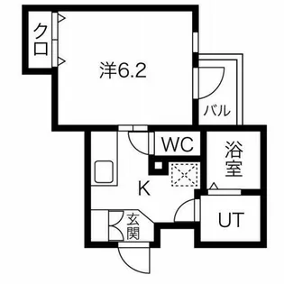 AXIA亀島【3階】の間取り