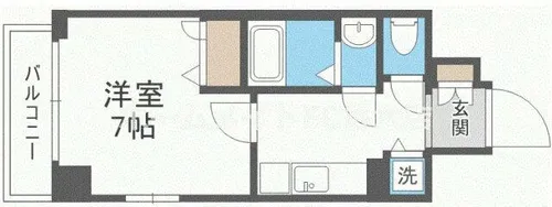 スワンズシティ難波ノーブル【5階】の間取り