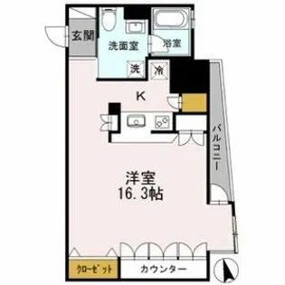 カスタリア伏見【3階】の間取り