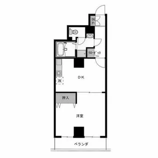 レジデンスカープ今池【8階】の間取り