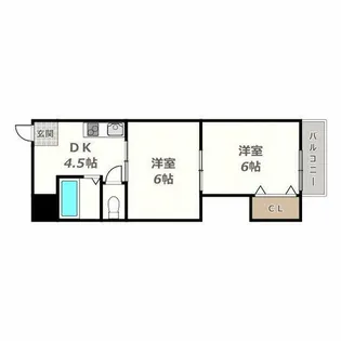 第ニ翡翠苑【103号室】の間取り