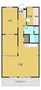 リベラル久留米【7階】の間取り