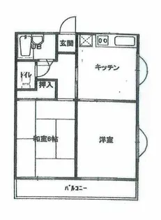 フラワーハイツ【2階】の間取り